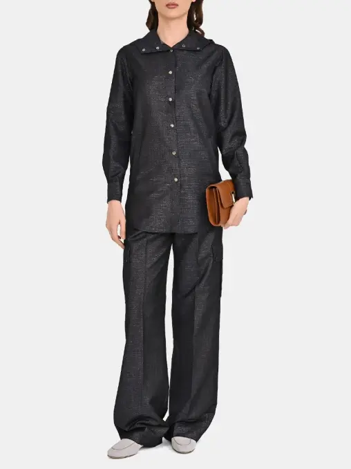Рубашка шерстяная KITON