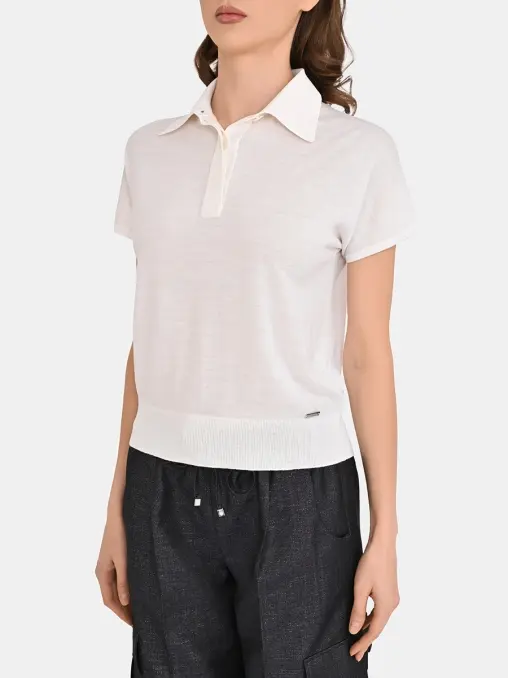 Поло шерстяное KITON