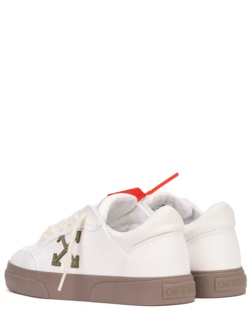 Кеды кожаные Vulcanized OFF-WHITE