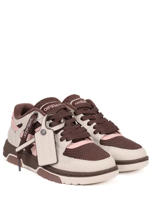Кеды комбинированные Slim Out Of Office OFF-WHITE