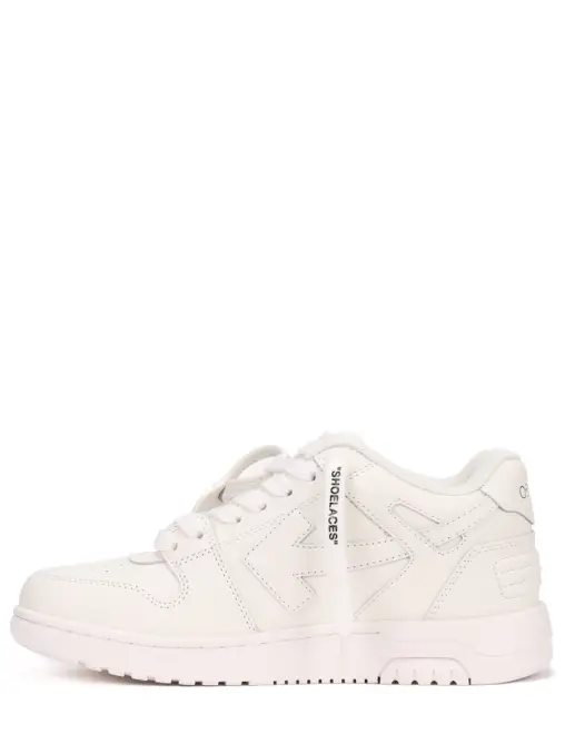 Кеды кожаные Out of office OFF-WHITE