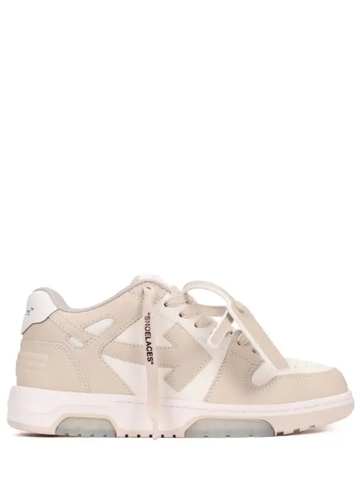 Кеды кожаные Out of office OFF-WHITE