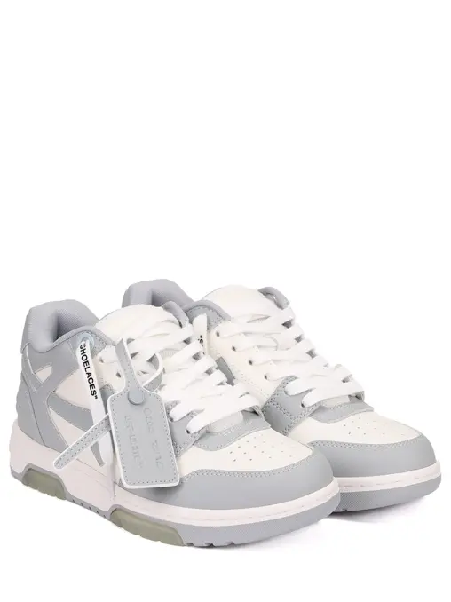 Кеды кожаные Out of office OFF-WHITE