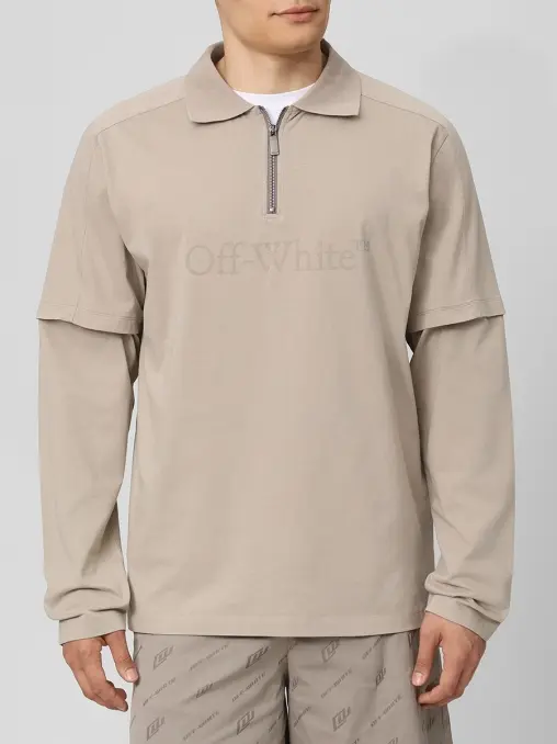 Поло хлопковое OFF-WHITE