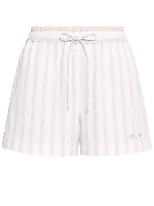 Шорты из вискозы и хлопка OFF-WHITE