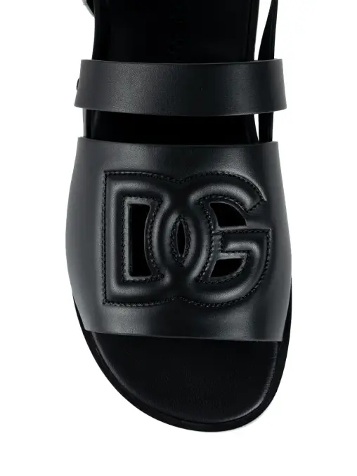 Сандалии кожаные DOLCE & GABBANA