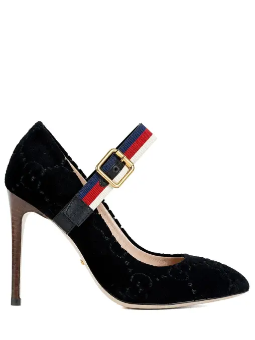 Туфли текстильные GUCCI
