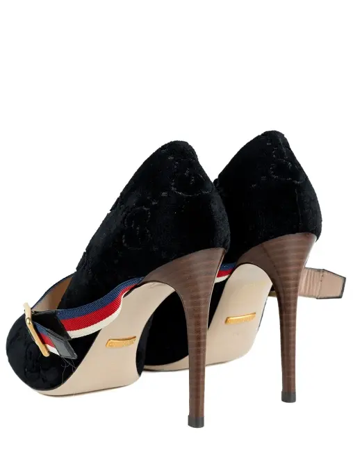 Туфли текстильные GUCCI