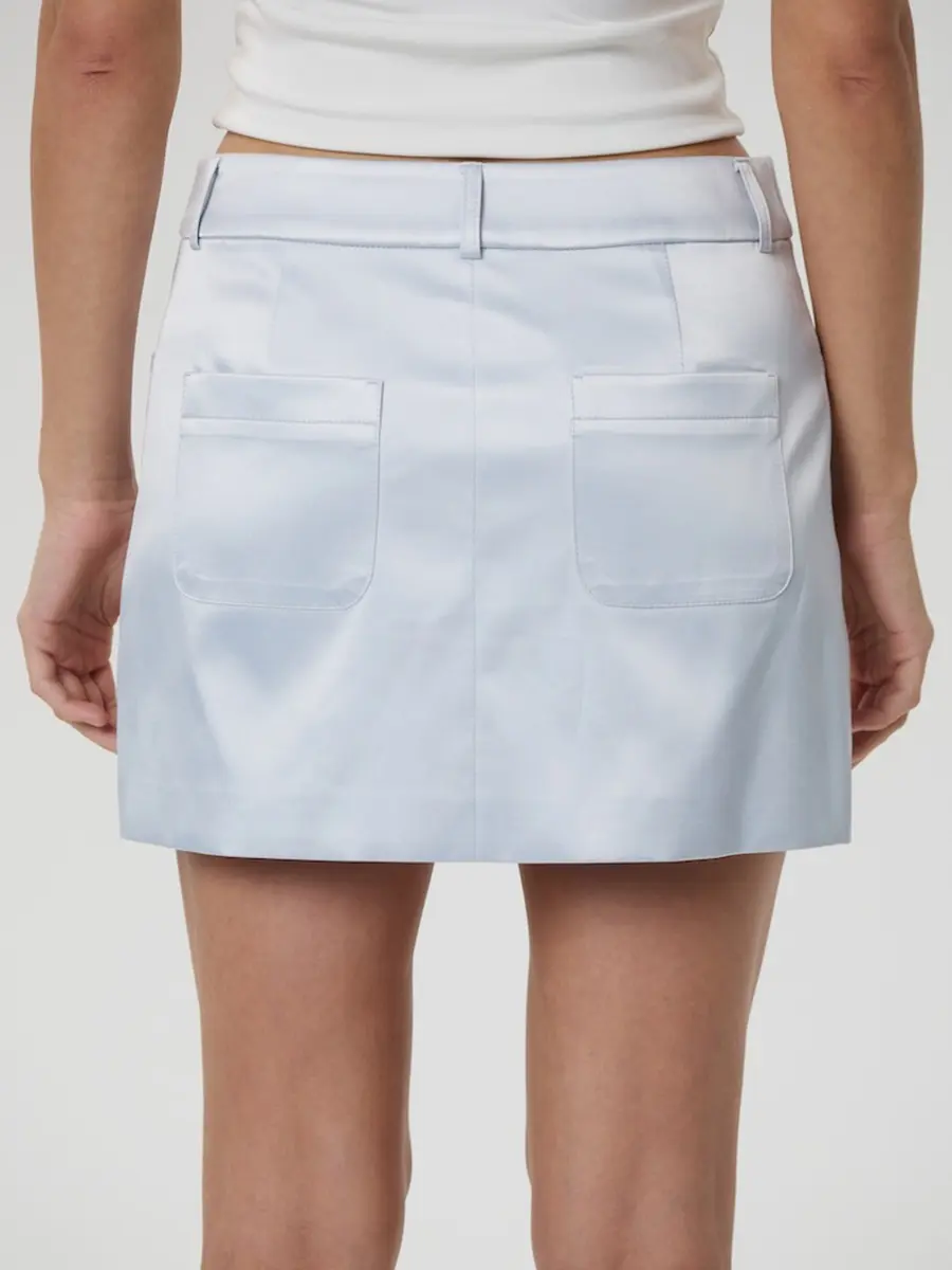 Юбка атласная