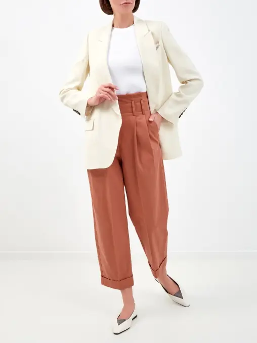 Брюки хлопковые BRUNELLO CUCINELLI