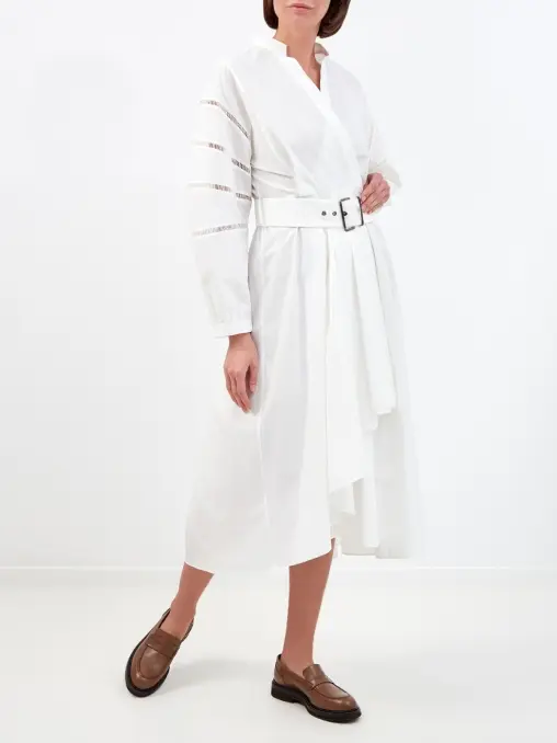 Платье хлопковое BRUNELLO CUCINELLI