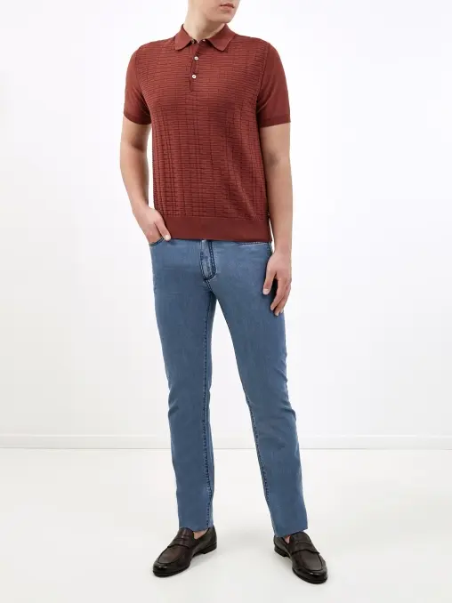 Джинсы хлопковые CANALI