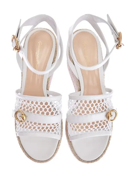 Босоножки кожаные GIANVITO ROSSI