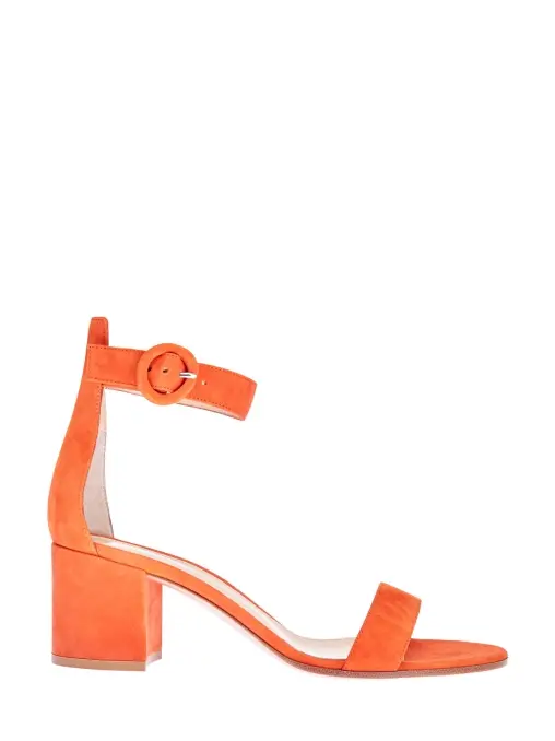 Босоножки замшевые GIANVITO ROSSI