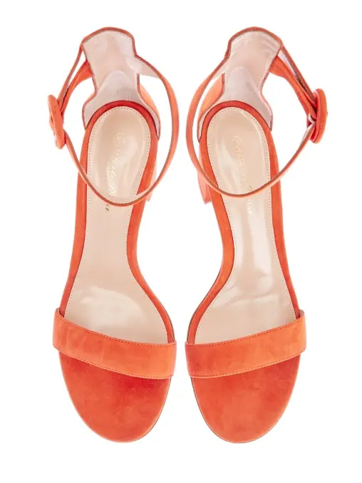 Босоножки замшевые GIANVITO ROSSI
