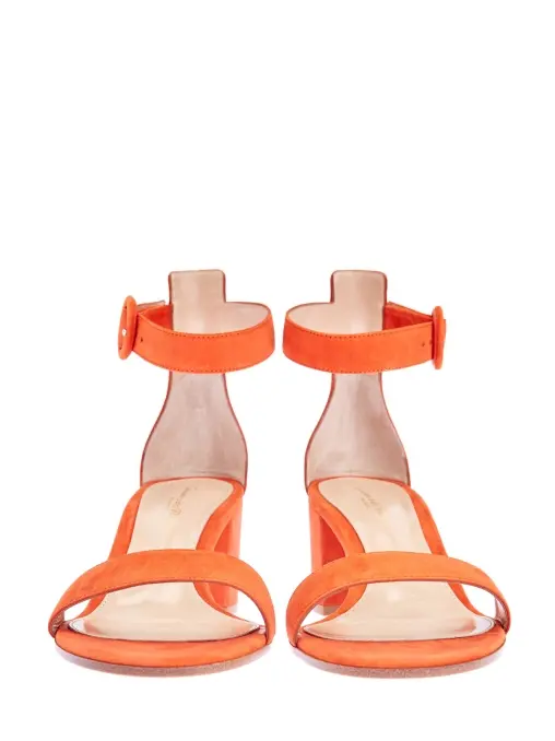 Босоножки замшевые GIANVITO ROSSI