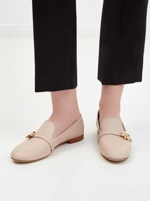 Лоферы кожаные GIANVITO ROSSI