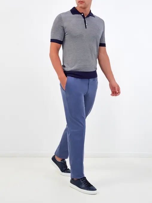 Брюки хлопковые CANALI