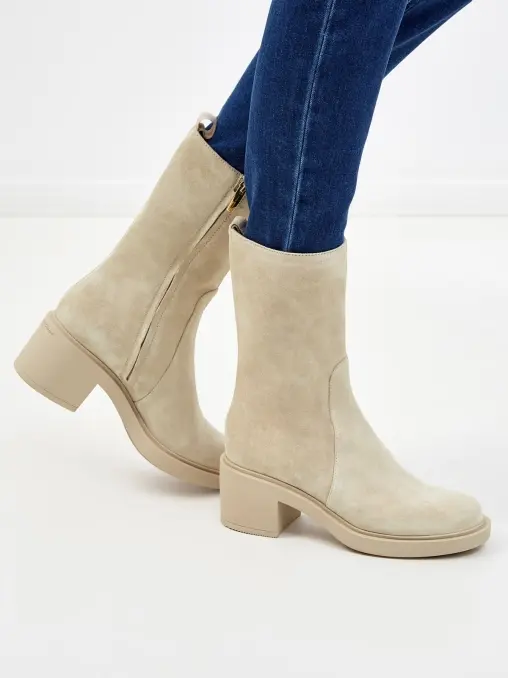 Ботильоны замшевые GIANVITO ROSSI
