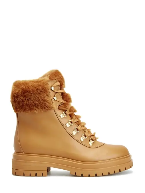 Ботинки кожаные GIANVITO ROSSI