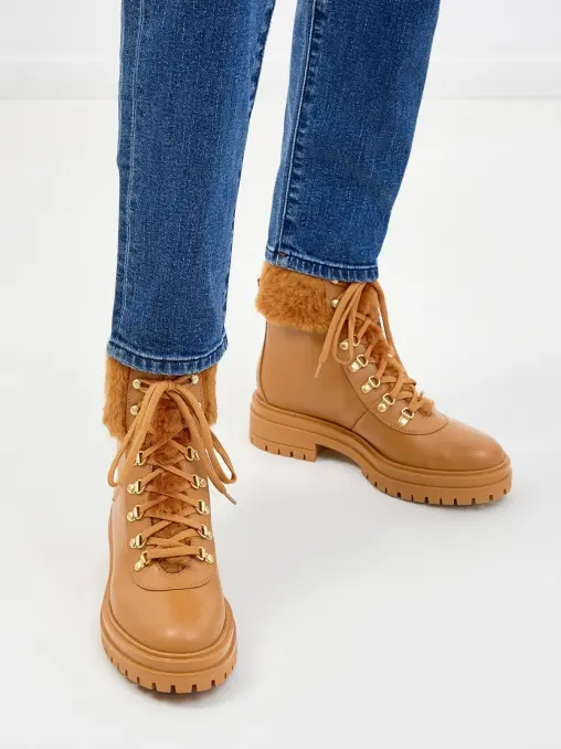 Ботинки кожаные GIANVITO ROSSI