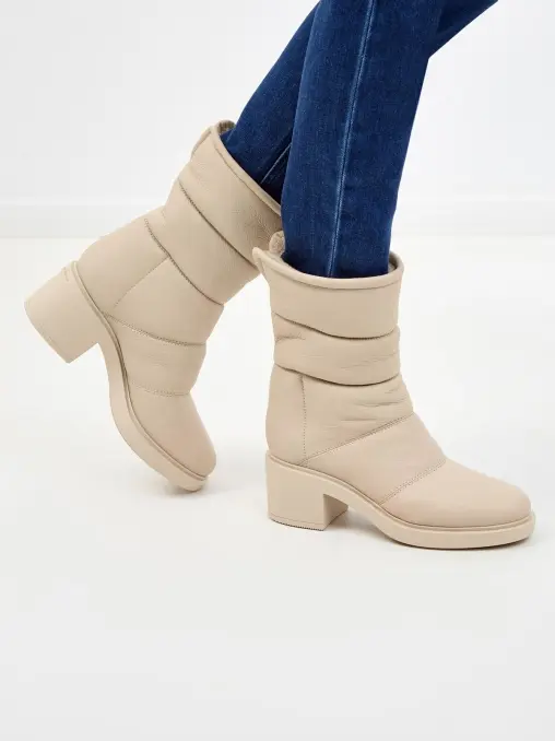 Ботильоны кожаные GIANVITO ROSSI