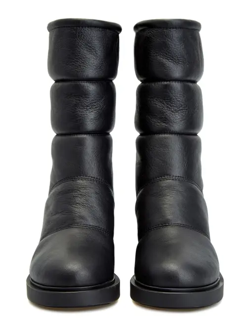 Ботинки кожаные GIANVITO ROSSI