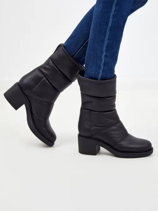 Ботильоны кожаные GIANVITO ROSSI