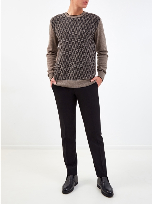 Джемпер шерстяной BERTOLO LUXURY MENSWEAR