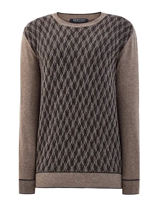 Джемпер шерстяной BERTOLO LUXURY MENSWEAR