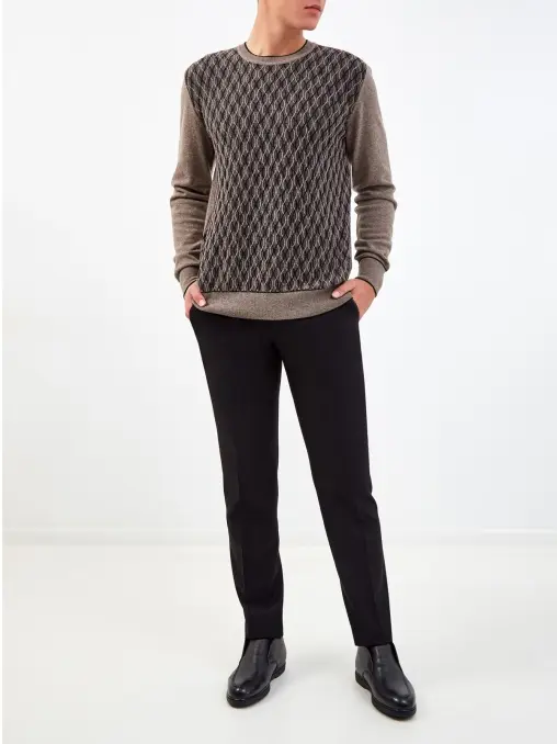 Джемпер шерстяной BERTOLO LUXURY MENSWEAR