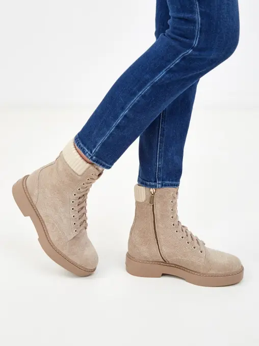 Ботинки замшевые SANTONI
