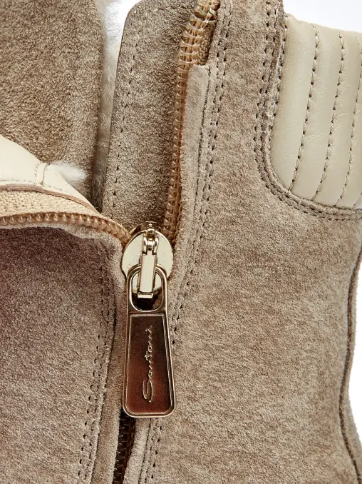 Ботинки замшевые SANTONI