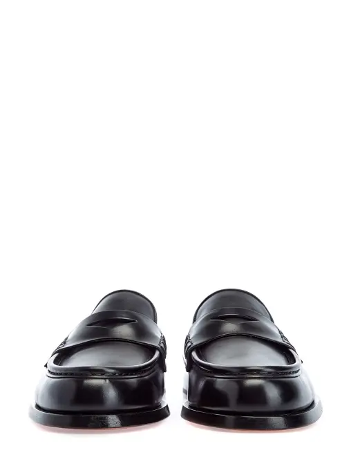 Лоферы кожаные SANTONI