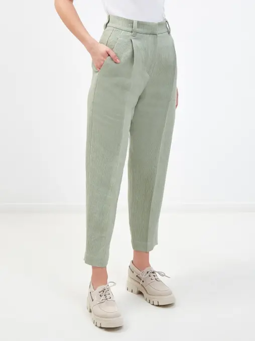 Брюки льняные BRUNELLO CUCINELLI