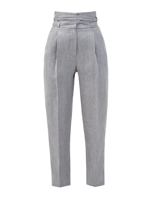 Брюки льняные BRUNELLO CUCINELLI