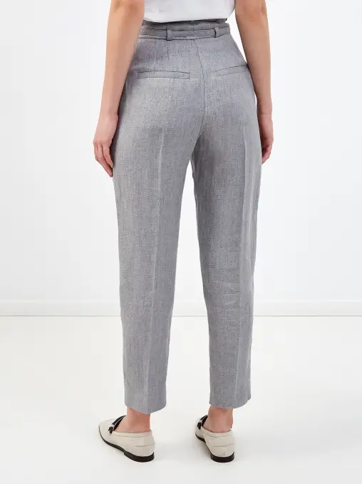 Брюки льняные BRUNELLO CUCINELLI