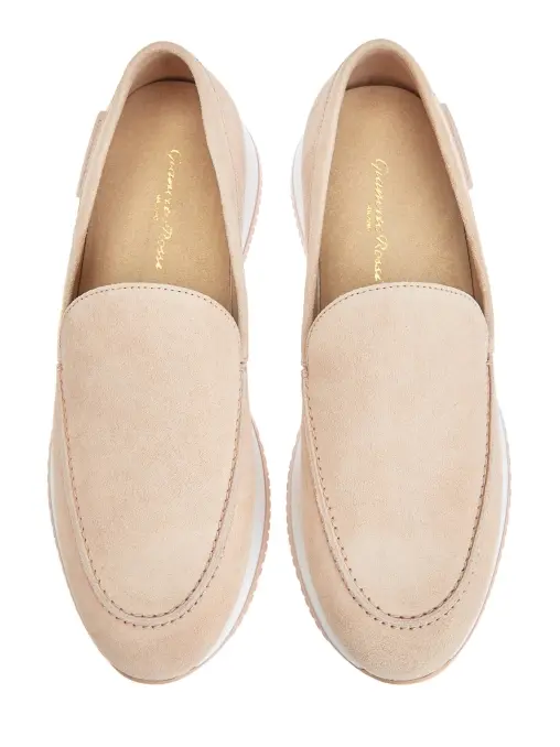 Лоферы замшевые GIANVITO ROSSI
