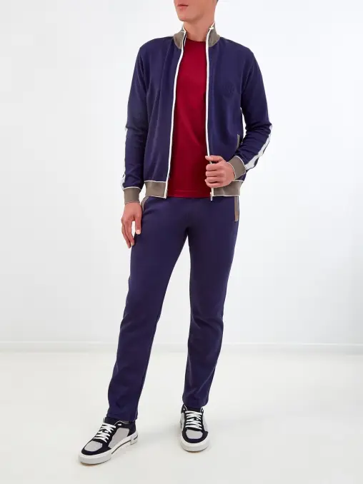 Брюки хлопковые BERTOLO LUXURY MENSWEAR
