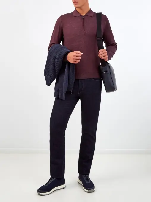 Поло шерстяное CANALI