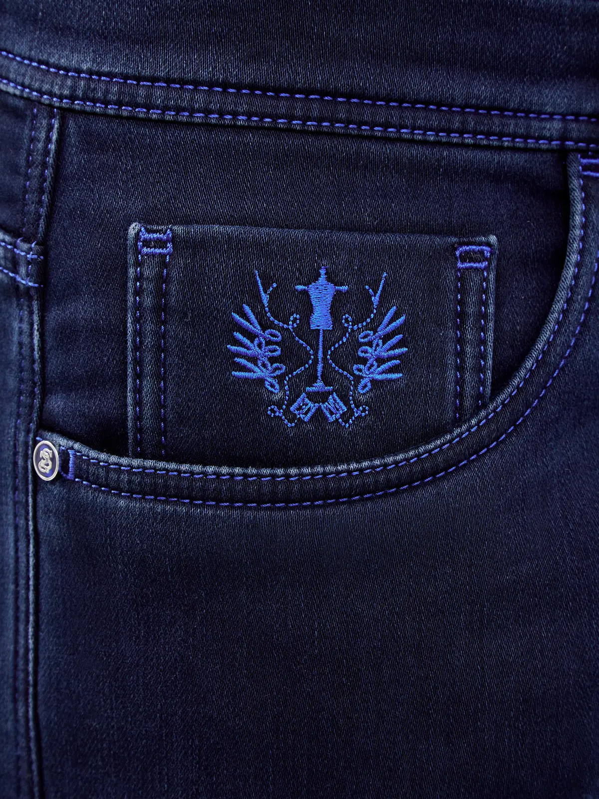 Джинсы Slim Fit хлопковые