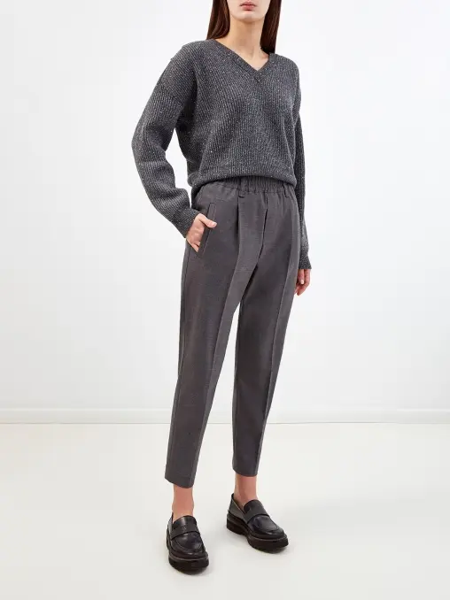 Брюки шерстяные BRUNELLO CUCINELLI
