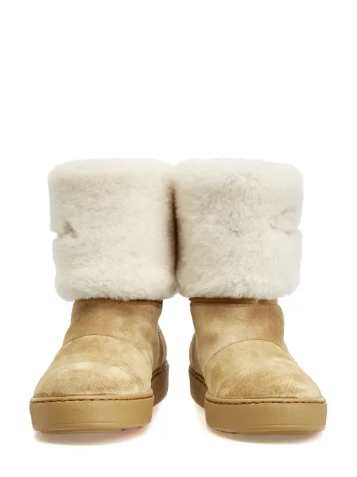 Полусапоги замшевые SANTONI