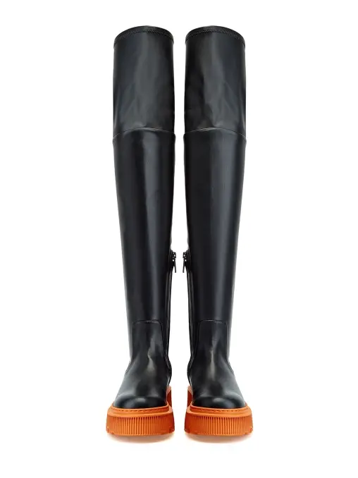 Ботфорты кожаные SANTONI
