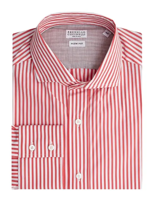 Рубашка хлопковая BRUNELLO CUCINELLI