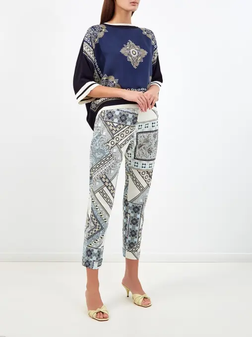 Брюки хлопковые ETRO