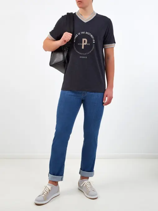 Джинсы хлопковые CANALI