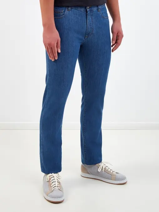 Джинсы хлопковые CANALI