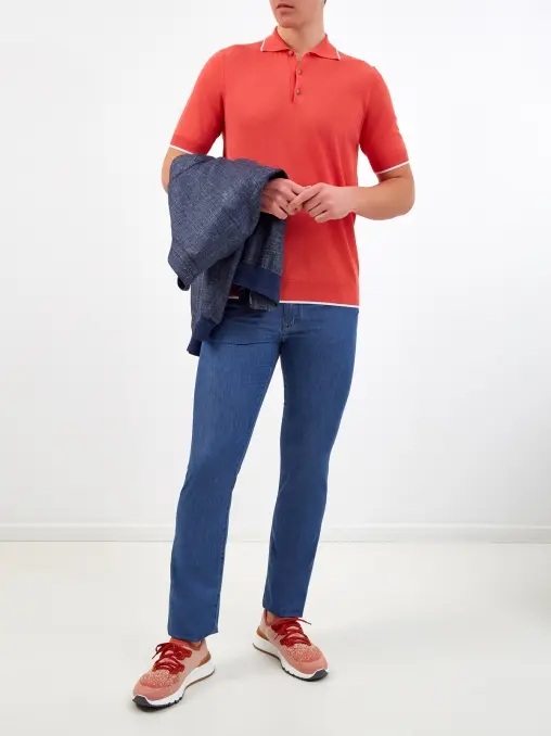 Джинсы хлопковые CANALI