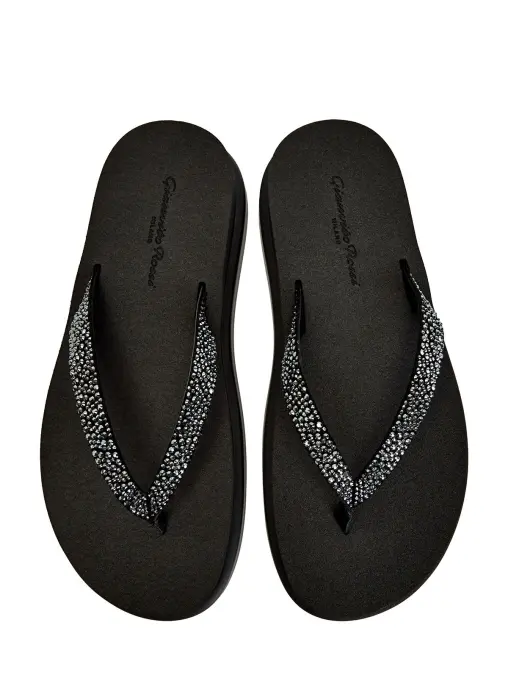 Шлепанцы кожаные GIANVITO ROSSI